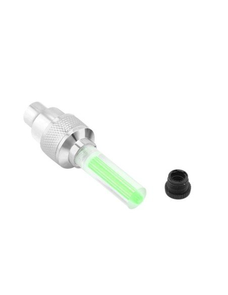 Led Tapa Válvulas de llantas con sensor en colores neón que alumbran al girar las ruedas