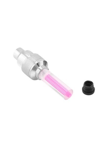 Led Tapa Válvulas de llantas con sensor en colores neón que alumbran al girar las ruedas