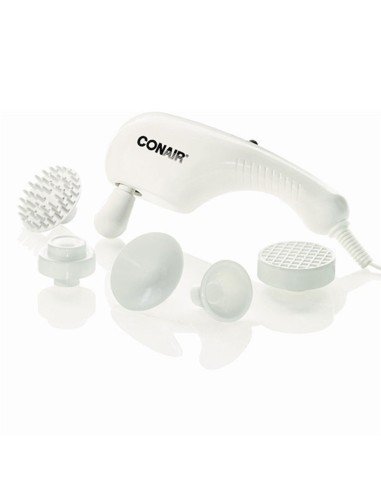 Masajeador de mano Conair con 4 acc. Relajador Facial Corporal Massager