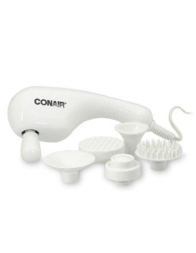 Masajeador de mano Conair con 4 acc. Relajador Facial Corporal Massager