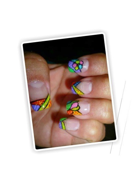 Kit de 12 Pinturas Acrílicas Nail Art para decoración de uñas y Manicure