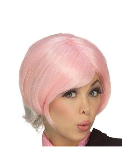 Peluca de fantasía Corta Bicolor degradee en colores para Halloween