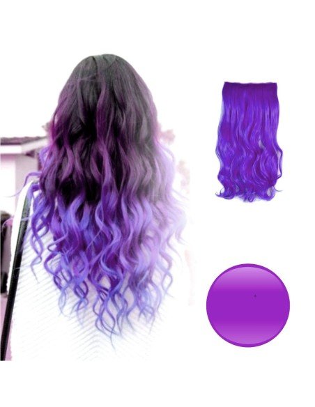 EExtension Ondulada Unicolor Cosplay tipo Cortina de cabello Eventos