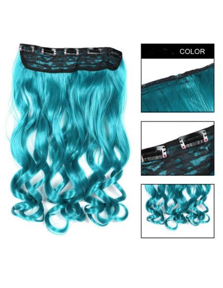 EExtension Ondulada Unicolor Cosplay tipo Cortina de cabello Eventos EExtension Ondulada Unicolor Cosplay tipo Cortina de cabello Eventos
