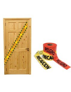 Cinta Decorativa De Peligro Para Fiestas D Terror Halloween
