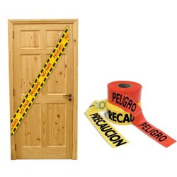 Cinta Decorativa De Peligro Para Fiestas D Terror Halloween