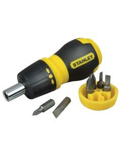 Stanley Destornillador con Rack 66-358 Stuby Ratcheting multi 6 puntas