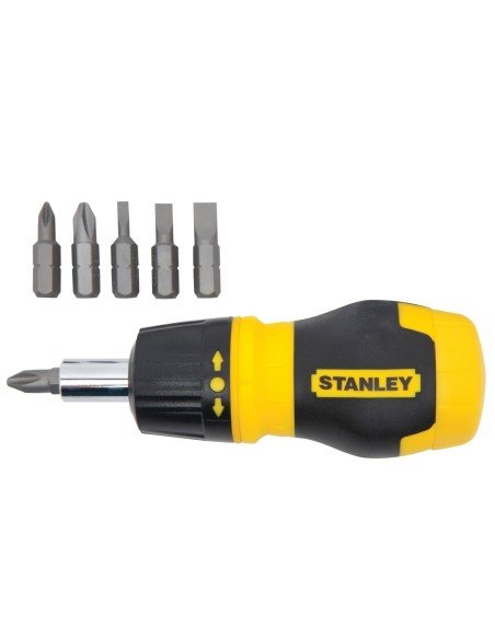 Stanley Destornillador con Rack 66-358 Stuby Ratcheting multi 6 puntas