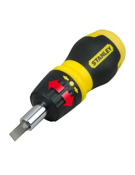 Stanley Destornillador con Rack 66-358 Stuby Ratcheting multi 6 puntas