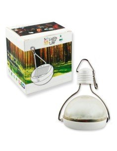 Lámpara Solar Portable Jardines carga solar y con Usb aux + 9 Led