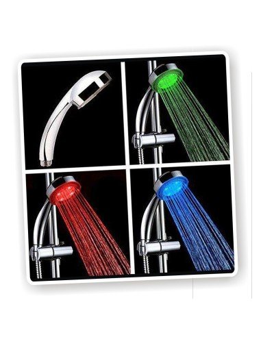 Ducha Shower Led en Colores con Sensor de Temperatura Spa