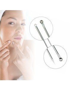Set x2 Herramientas para remover espinillas y acné, Limpieza facil de puntos negros