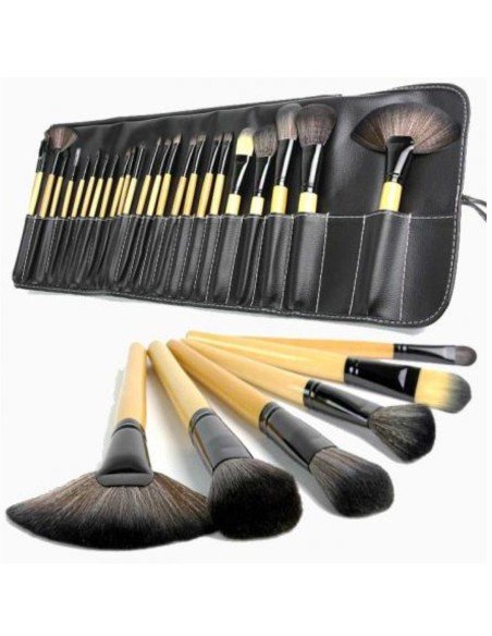 Set de 24 brochas y pinceles para maquillaje profesional Set de 24 brochas y pinceles para maquillaje profesional
