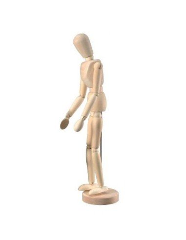Maniquí Articulado de Madera, Modelo para dibujantes y artistas