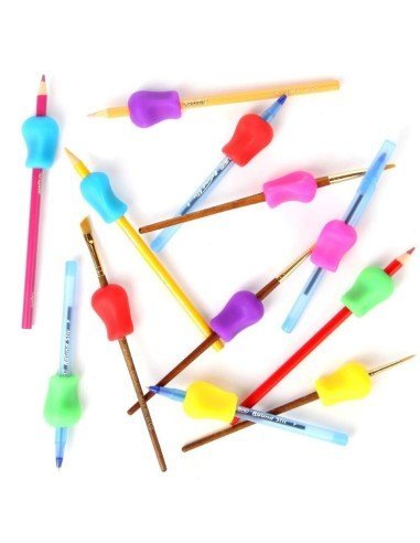 Adaptador ergonómico para escritura y sujetador de lápiz