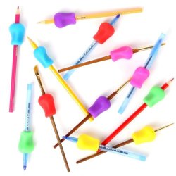 Adaptador ergonómico para escritura y sujetador de lápiz