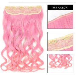 Extension de Cabello Unicolor Rizada Palo de Rosa