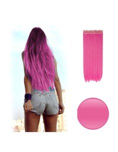 Extension de Cabello Unicolor Lisa Fucsia