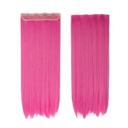 Extension de Cabello Unicolor Lisa Fucsia
