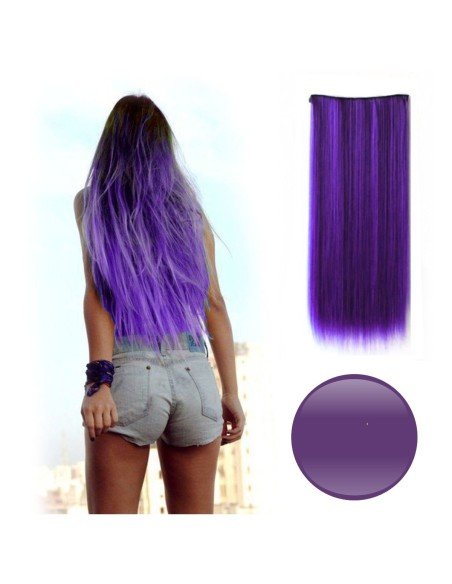 Extension Lisa Unicolor Cosplay tipo Cortina de cabello Eventos Fiesta Extension Lisa Unicolor Cosplay tipo Cortina de cabello Eventos Fiesta