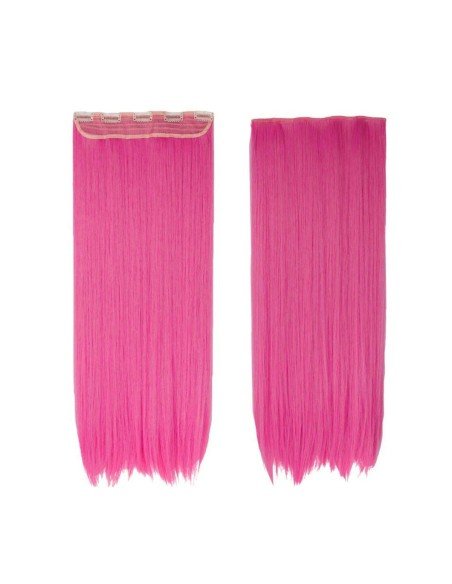 Extension Lisa Unicolor Cosplay tipo Cortina de cabello Eventos Fiesta Extension Lisa Unicolor Cosplay tipo Cortina de cabello Eventos Fiesta