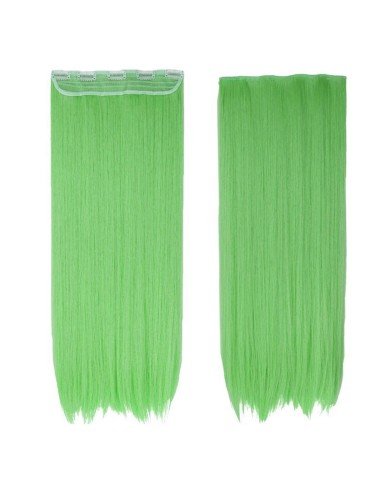 Extension Lisa Unicolor Cosplay tipo Cortina de cabello Eventos Fiesta