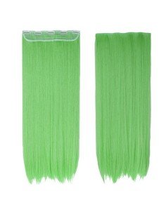 Extension de Cabello Unicolor Lisa Verde 2