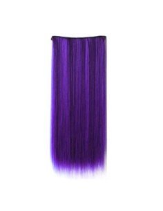 Extension de Cabello Unicolor Lisa Violeta 2