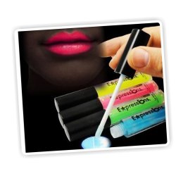 Labial Glossy UV glow brillo para labios brilla con la luz negra 