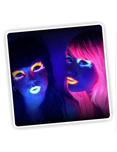 Labial Glossy UV glow brillo para labios brilla con la luz negra 