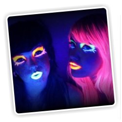 Labial Glossy UV glow brillo para labios brilla con la luz negra 