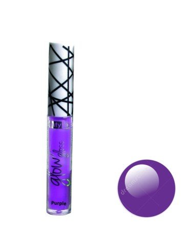 Labial Glossy UV glow brillo para labios brilla con la luz negra 
