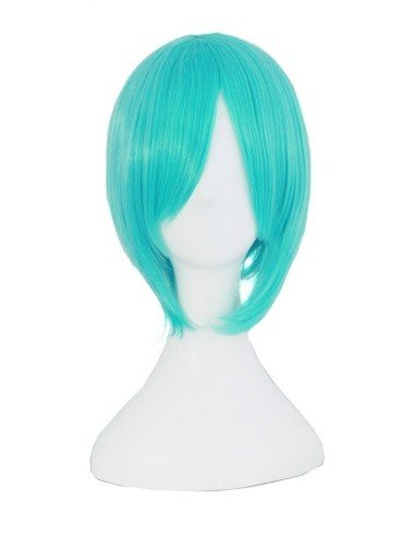 Peluca Extralarga Hatsune Miku Cosplay 1.3 mts cabello liso 