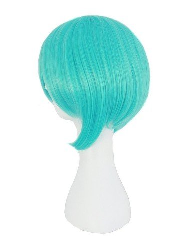 Peluca Extralarga Hatsune Miku Cosplay 1.3 mts cabello liso 