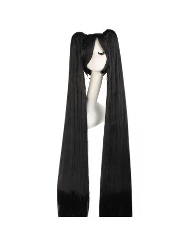 Peluca Extralarga Hatsune Miku Cosplay 1.3 mts cabello liso