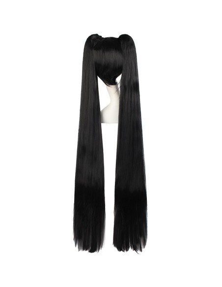 Peluca Extralarga Hatsune Miku Cosplay 1.3 mts cabello liso  Peluca Extralarga Hatsune Miku Cosplay 1.3 mts cabello liso