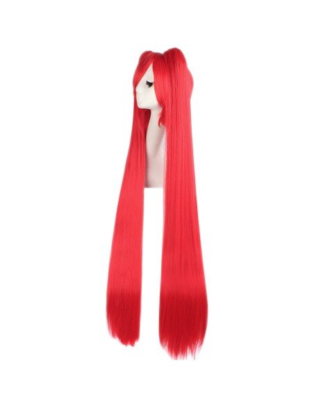 Peluca Extralarga Hatsune Miku Cosplay 1.3 mts cabello liso 