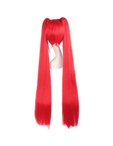 Peluca Extralarga Hatsune Miku Cosplay 1.3 mts cabello liso 