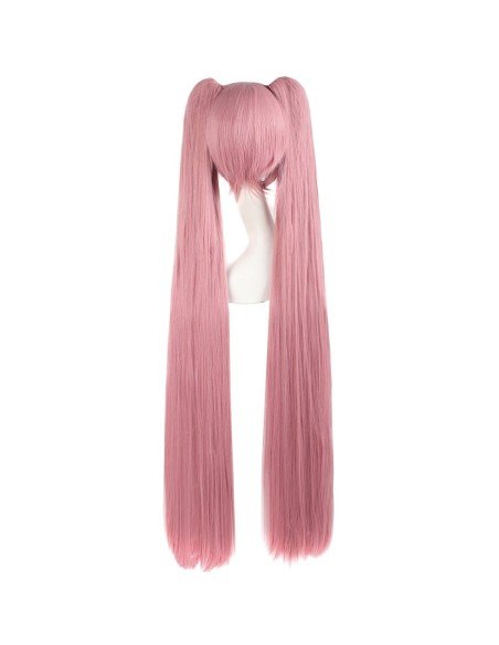 Peluca Extralarga Hatsune Miku Cosplay 1.3 mts cabello liso 