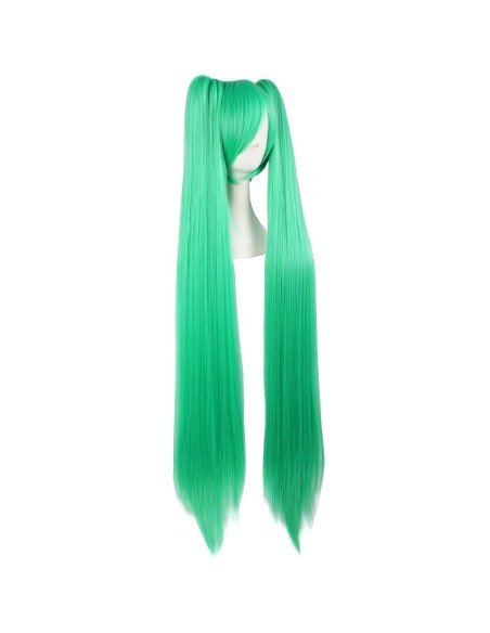 Peluca Extralarga Hatsune Miku Cosplay 1.3 mts cabello liso  Peluca Extralarga Hatsune Miku Cosplay 1.3 mts cabello liso