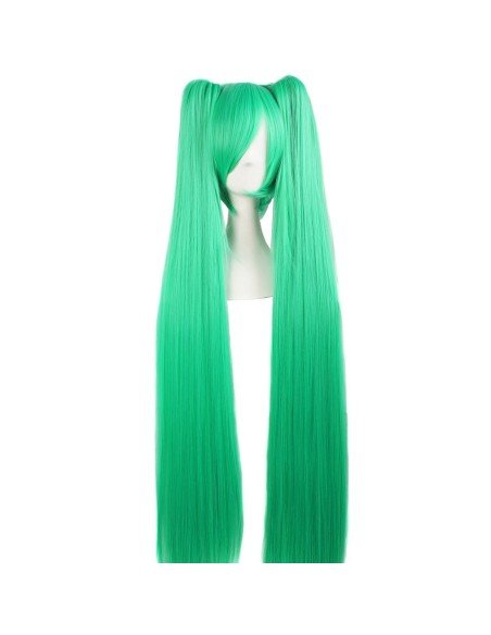 Peluca Extralarga Hatsune Miku Cosplay 1.3 mts cabello liso  Peluca Extralarga Hatsune Miku Cosplay 1.3 mts cabello liso