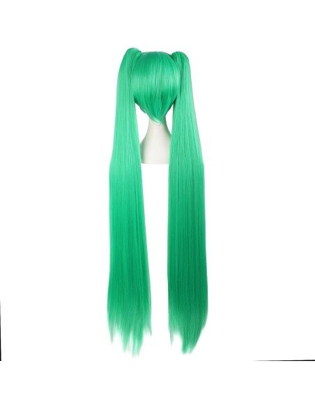 Peluca Extralarga Hatsune Miku Cosplay 1.3 mts cabello liso  Peluca Extralarga Hatsune Miku Cosplay 1.3 mts cabello liso