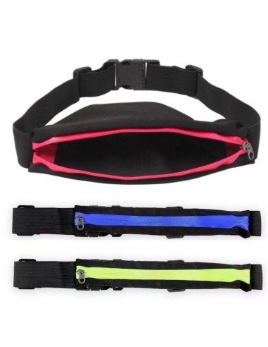 Correa deportistas Cinturón con Bolsillo canguro para celular Running Bumbana