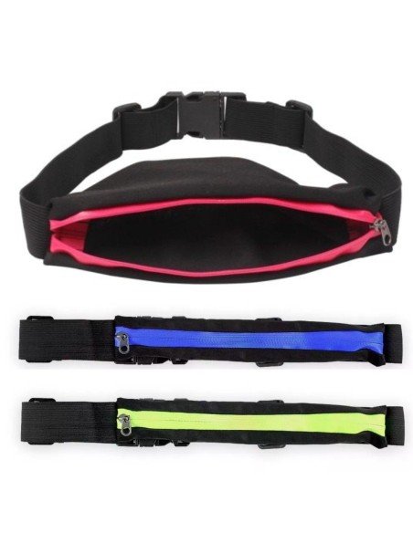 Correa deportistas Cinturón con Bolsillo canguro para celular Running Bumbana