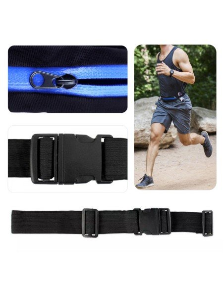 Correa deportistas Cinturón con Bolsillo canguro para celular Running Bumbana