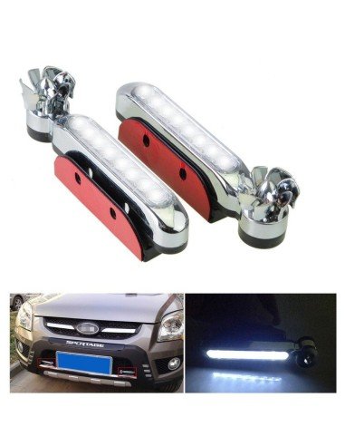 Barra Luz Led para Autos Tunning turbina fácil de colocar, sin cables , ni tornillos