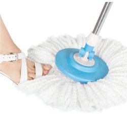 Kit de 3 repuestos de mopas de microfibra para Mopa Giratoria 360º