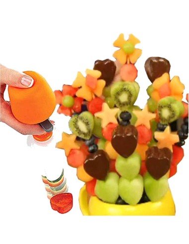 Set Pop Chef Para Decoración Fruchetas Alimentos Pinchos de frutas