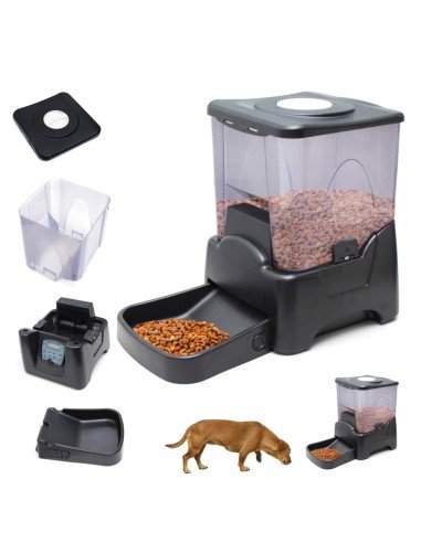 Dispensador Automático y programable de alimentos para mascotas