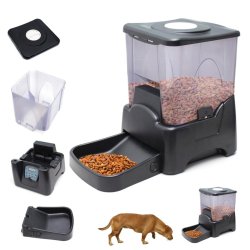 Dispensador Automático y programable de alimentos para mascotas